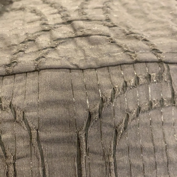 Simply Vera Vera Wang Embroidered Metallic Thread Elastic Waist Skirt Women's M - Picture 9 of 11